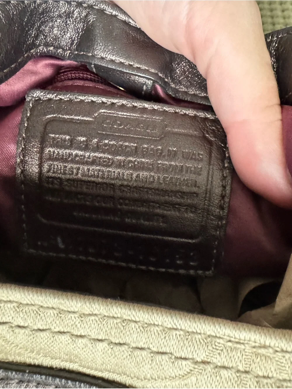 Coach vintage madison